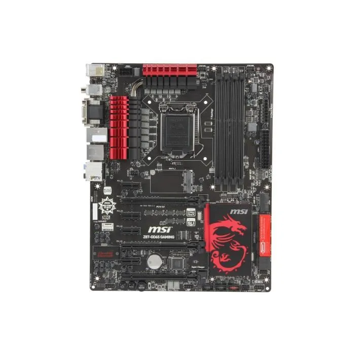 Carte mère MSI Z87-GD65 Gaming atx DDR3L LGA 1150 ATX Reconditionné - 104,94 € Carte mère MSI Z87-GD65 Gaming atx DDR3L LGA 1150 ATX Reconditionné MSI reconditionné disponible sur Cdiscount Seconde Vie