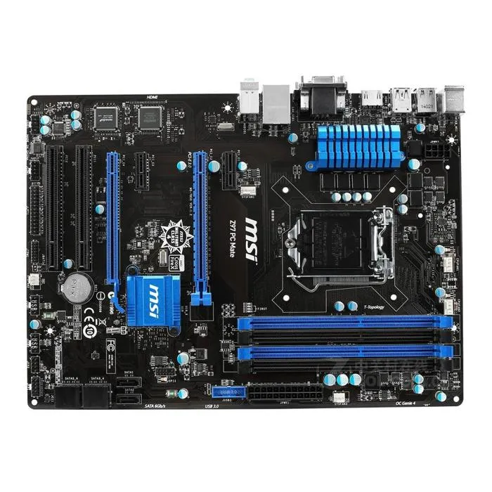 Carte mère MSI Z97 PC Mate Intel Z97 LGA 1150 4xDDR3 SDRAM 32 Go ATX Reconditionné MSI reconditionné disponible sur Cdiscount Seconde Vie