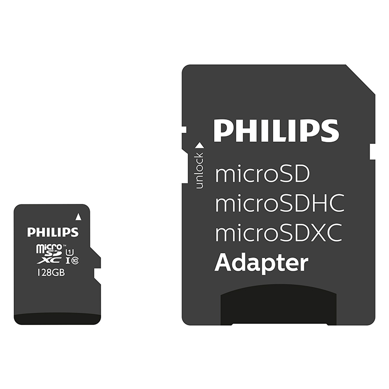 Acheter Carte Micro Sd Philips 128 Go Class 10 + Adaptateur Bon état - 29,98 € Carte Micro Sd Philips 128 Go Class 10 + Adaptateur Bon état reconditionné disponible sur Electro Depot