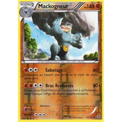 carte Pokémon 050/101 Mackogneur - REVERSE 140 PV Série BW Explosion Plasma NEUF État correct Pokémon reconditionné disponible sur Fnac