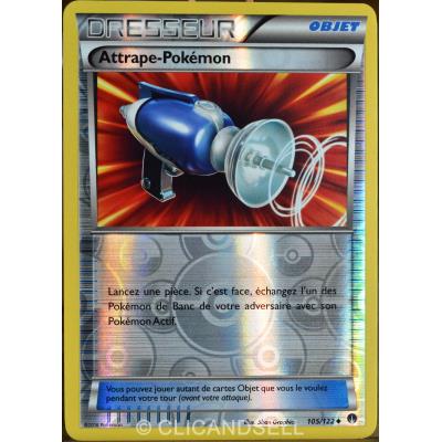 carte Pokémon 105/122 Attrape-pokémon - REVERSE XY - Rupture Turbo NEUF FR État correct Pokémon reconditionné disponible sur Fnac