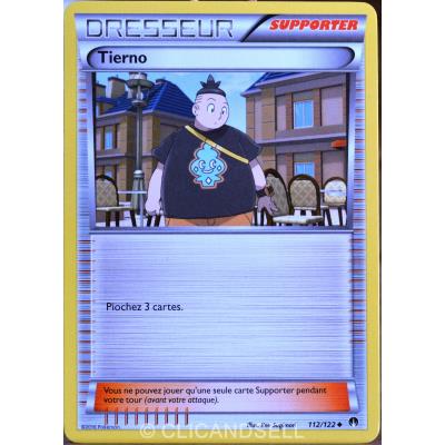 carte Pokémon 112/122 Tierno XY - Rupture Turbo NEUF FR État correct Pokémon reconditionné disponible sur Fnac