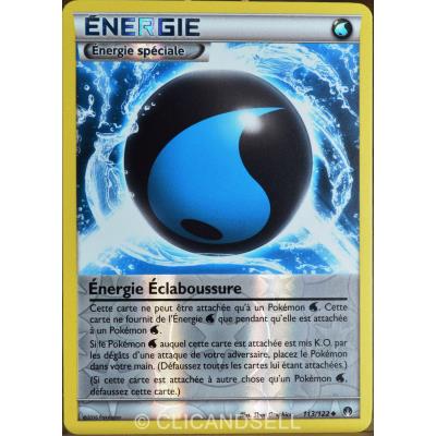carte Pokémon 113/122 Energie Eclaboussure - REVERSE XY - Rupture Turbo NEUF FR État correct Pokémon reconditionné disponible sur Fnac