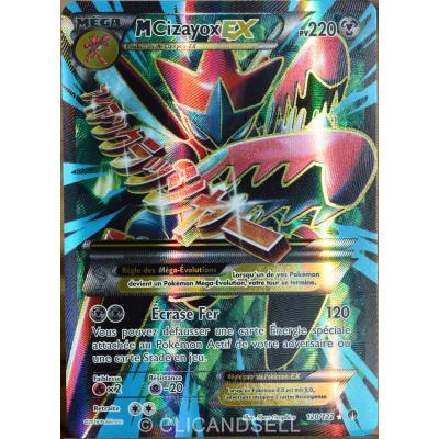 carte Pokémon 120/122 Méga Cizayox Ex 220 PV - ULTRA RARE - FULL ART XY - Rupture Turbo NEUF FR État correct Pokémon reconditionné disponible sur Fnac