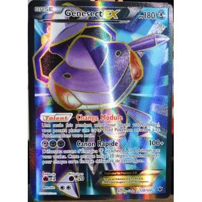 carte Pokémon 120/124 Genesect EX 180 PV - FULL ART XY - Impact des Destins État correct Pokémon reconditionné disponible sur Fnac