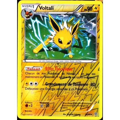 Acheter carte Pokémon 26/98 Voltali 90 PV - HOLO REVERSE XY - Origines Antiques NEUF FR État correct - 16,00 € carte Pokémon 26/98 Voltali 90 PV - HOLO REVERSE XY - Origines Antiques NEUF FR État correct Pokémon reconditionné disponible sur Fnac