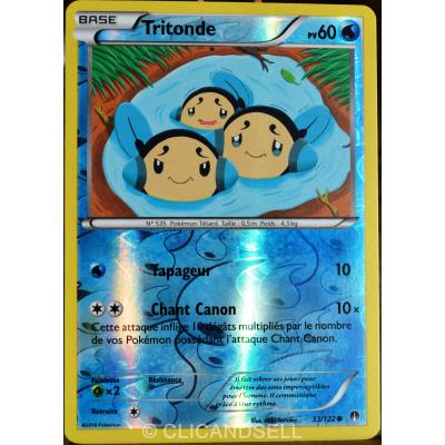 Acheter carte Pokémon 33/122 Tritonde 60 PV - REVERSE XY - Rupture Turbo NEUF FR État correct - 16,00 € carte Pokémon 33/122 Tritonde 60 PV - REVERSE XY - Rupture Turbo NEUF FR État correct Pokémon reconditionné disponible sur Fnac