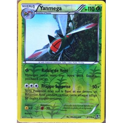 carte Pokémon 4/119 Yanméga 110 PV - RARE REVERSE XY04 Vigueur spectrale NEUF FR État correct reconditionné disponible sur Fnac