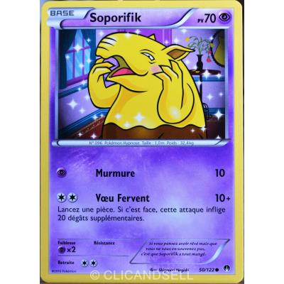 carte Pokémon 50/122 Soporifik 70 PV XY - Rupture Turbo NEUF FR État correct - 16,00 € carte Pokémon 50/122 Soporifik 70 PV XY - Rupture Turbo NEUF FR État correct reconditionné disponible sur Fnac