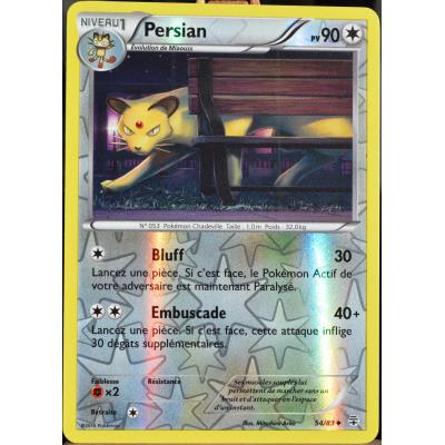 carte Pokémon 54/83 Persian 90 PV - REVERSE État correct Pokémon reconditionné disponible sur Fnac