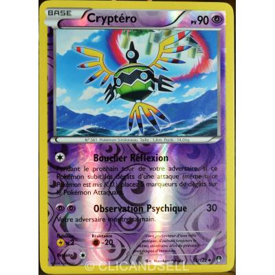 carte Pokémon 55/122 Cryptéro 90 PV - REVERSE XY - Rupture Turbo NEUF FR État correct Pokémon reconditionné disponible sur Fnac