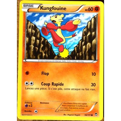 carte Pokémon 56/111 Kungfouine 60 PV XY03 XY Poings Furieux NEUF FR État correct - 16,00 € carte Pokémon 56/111 Kungfouine 60 PV XY03 XY Poings Furieux NEUF FR État correct reconditionné disponible sur Fnac
