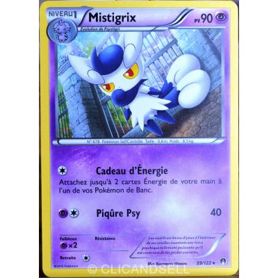 carte Pokémon 59/122 Mistigrix 90 PV XY - Rupture Turbo NEUF FR État correct reconditionné disponible sur Fnac
