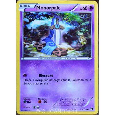 carte Pokémon 60/122 Monorpale 60 PV XY - Rupture Turbo NEUF FR État correct Pokémon reconditionné disponible sur Fnac