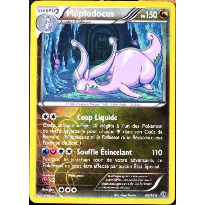 carte Pokémon 60/98 Muplodocus 150 PV - HOLO REVERSE XY07 NEUF FR État correct Pokémon reconditionné disponible sur Fnac