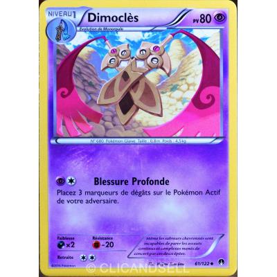 carte Pokémon 61/122 Dimoclés 80 PV XY - Rupture Turbo NEUF FR État correct reconditionné disponible sur Fnac