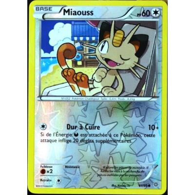 carte Pokémon 61/98 Miaouss 60 PV - REVERSE XY - Origines Antiques NEUF FR État correct - 16,00 € carte Pokémon 61/98 Miaouss 60 PV - REVERSE XY - Origines Antiques NEUF FR État correct reconditionné disponible sur Fnac