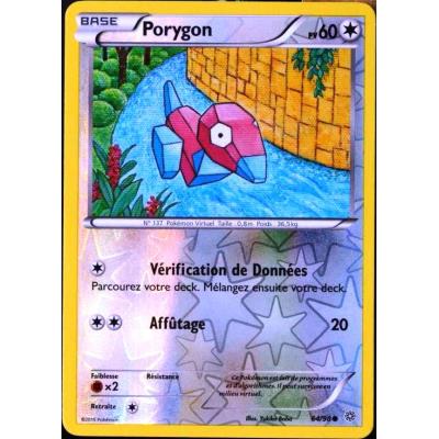 carte Pokémon 64/98 Porygon 60 PV - REVERSE XY - Origines Antiques NEUF FR État correct Pokémon reconditionné disponible sur Fnac
