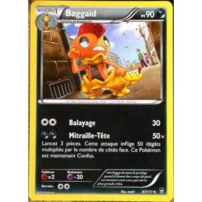 carte Pokémon 67/111 Baggaïd 90 PV XY03 XY Poings Furieux NEUF FR État correct reconditionné disponible sur Fnac