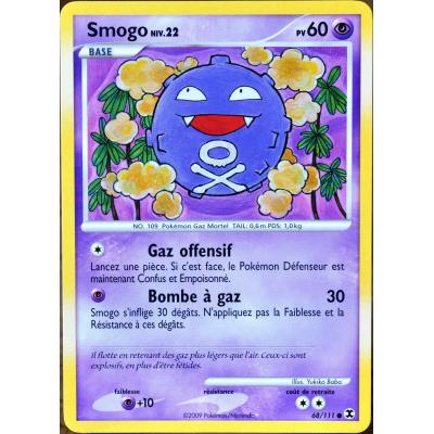 carte Pokémon 68 Smogo 60 PV Platine Rivaux Émergents État correct reconditionné disponible sur Fnac