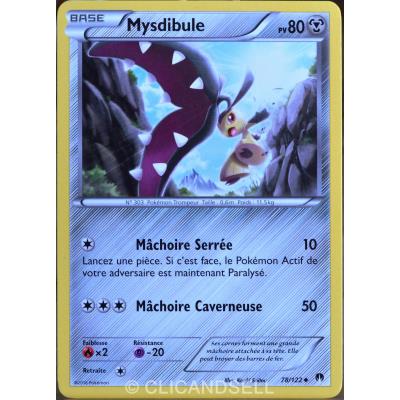 Acheter carte Pokémon 78/122 Mysdibule 80 PV XY - Rupture Turbo NEUF FR État correct - 16,00 € carte Pokémon 78/122 Mysdibule 80 PV XY - Rupture Turbo NEUF FR État correct Pokémon reconditionné disponible sur Fnac