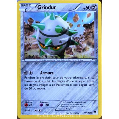 carte Pokémon 79/122 Grindur 60 PV XY - Rupture Turbo NEUF FR État correct - 16,00 € carte Pokémon 79/122 Grindur 60 PV XY - Rupture Turbo NEUF FR État correct reconditionné disponible sur Fnac