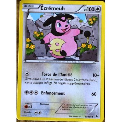 carte Pokémon 83/106 Ecrémeuh 100 PV Série Xy Étincelles NEUF FR État correct Pokémon reconditionné disponible sur Fnac