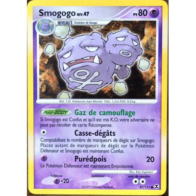 carte Pokémon 87 Smogogo 80 PV Platine Rivaux Émergents État correct Pokémon reconditionné disponible sur Fnac