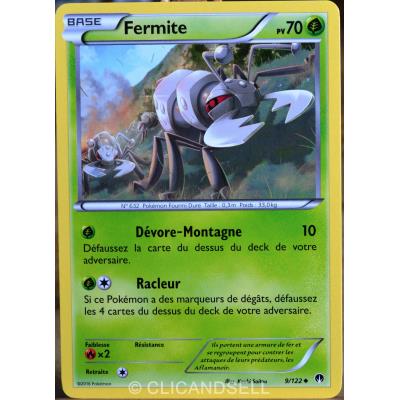 carte Pokémon 9/122 Fermite 70 PV XY - Rupture Turbo NEUF FR État correct reconditionné disponible sur Fnac