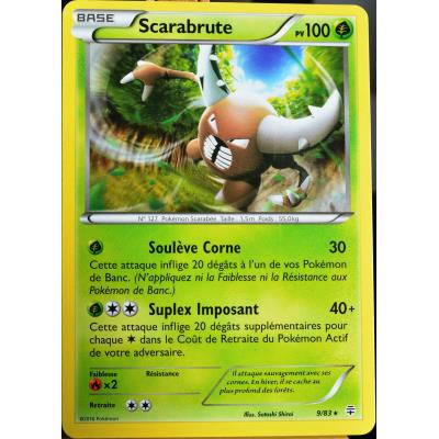 carte Pokémon 9/83 Scarabrute 100 PV État correct Pokémon reconditionné disponible sur Fnac