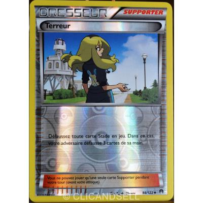 carte Pokémon 98/122 Terreur - REVERSE XY - Rupture Turbo NEUF FR État correct Pokémon reconditionné disponible sur Fnac