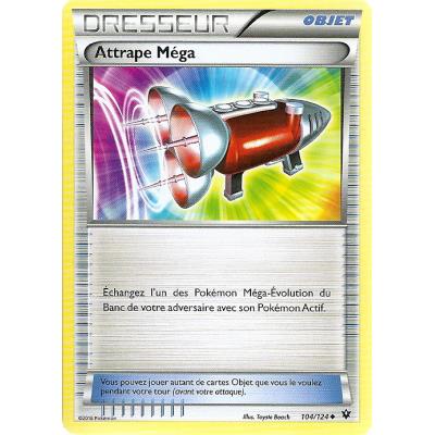 Carte Pokemon - XY10 - Impact des Destins - Attrape Méga - Dresseur - 104/124 - Peu Commune - VF État correct reconditionné disponible sur Fnac