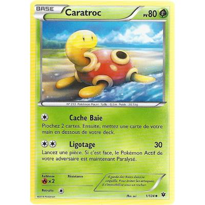 Carte Pokemon - XY10 - Impact des Destins - Caratroc - PV 80 - 1/124 - Peu Commune - VF État correct reconditionné disponible sur Fnac
