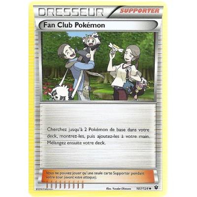 Carte Pokemon - XY10 - Impact des Destins - Fan Club Pokémon - Dresseur - 107/124 - Peu Commune - VF État correct Asmodee reconditionné disponible sur Fnac