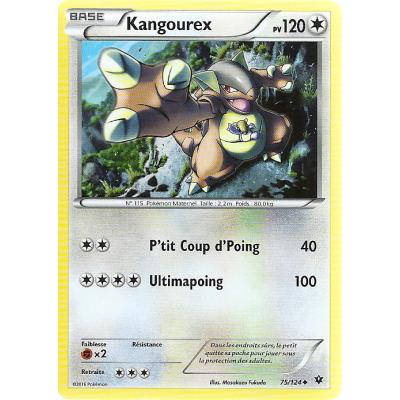 Carte Pokemon - XY10 - Impact des Destins - Kangourex - PV 120 - 75/124 - Peu Commune - VF État correct reconditionné disponible sur Fnac