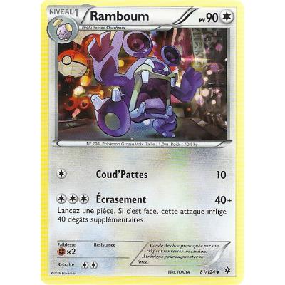 Carte Pokemon - XY10 - Impact des Destins - Ramboum - PV 90 - 81/124 - Peu Commune - VF État correct Asmodee reconditionné disponible sur Fnac