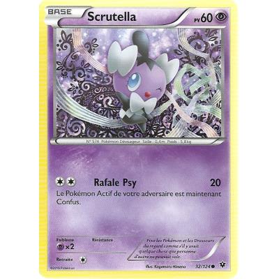 Carte Pokemon - XY10 - Impact des Destins - Scrutella - PV 60 - 32/124 - Commune - VF État correct reconditionné disponible sur Fnac