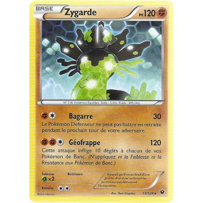 Carte Pokemon - XY10 - Impact des Destins - Zygarde - PV 120 - 53/124 - Rare - VF État correct reconditionné disponible sur Fnac