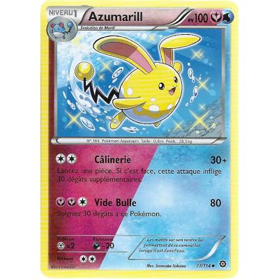 Carte Pokemon - XY11- Offensive vapeur - Azumarill - PV 100 - 77/114 - Peu Commune - VF État correct - 16,00 € Carte Pokemon - XY11- Offensive vapeur - Azumarill - PV 100 - 77/114 - Peu Commune - VF État correct reconditionné disponible sur Fnac