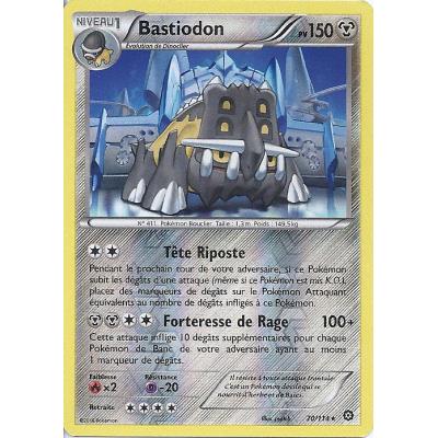 Carte Pokemon - XY11 - Offensive Vapeur - Bastiodon - PV 150 - 70/114 - Holo Reverse - VF État correct Asmodee reconditionné disponible sur Fnac