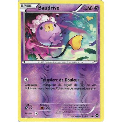 Carte Pokemon - XY11 - Offensive Vapeur - Baudrive - PV 60 - 46/114 - Holo Reverse - VF État correct reconditionné disponible sur Fnac
