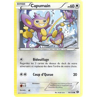 Carte Pokemon - XY11- Offensive vapeur - Capumain - PV 60 - 90/114 - Commune - VF État correct Asmodee reconditionné disponible sur Fnac