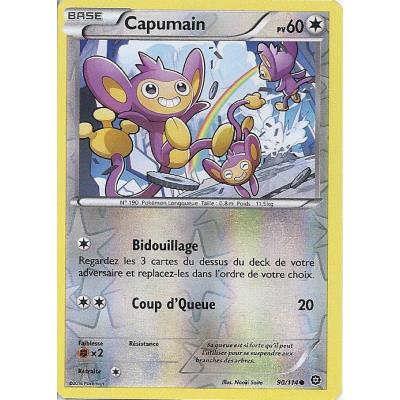 Carte Pokemon - XY11 - Offensive Vapeur - Capumain - PV 60 - 90/114 - Holo Reverse - VF État correct reconditionné disponible sur Fnac