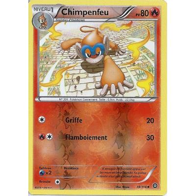 Carte Pokemon - XY11 - Offensive Vapeur - Chimpenfeu - PV 80 - 19/114 - Holo Reverse - VF État correct Asmodee reconditionné disponible sur Fnac