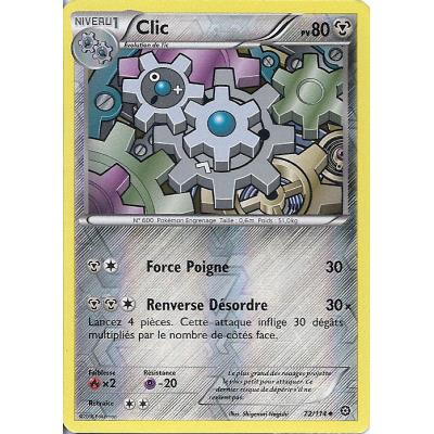 Carte Pokemon - XY11 - Offensive Vapeur - Clic - PV 80 - 72/114 - Holo Reverse - VF État correct reconditionné disponible sur Fnac