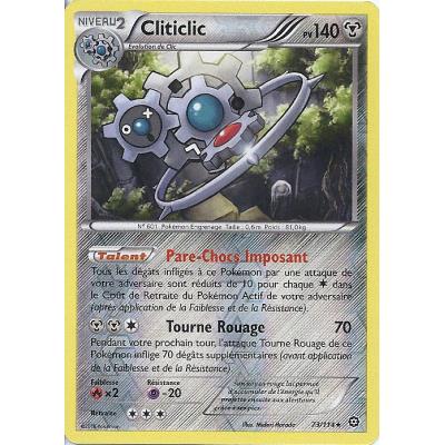 Carte Pokemon - XY11 - Offensive Vapeur - Cliticlic - PV 140 - 73/114 - Holo Reverse - VF État correct Asmodee reconditionné disponible sur Fnac