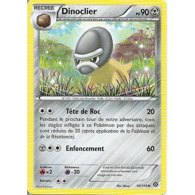 Carte Pokemon - XY11- Offensive vapeur - Dinoclier - PV 90 - 69/114 - Peu Commune - VF État correct Asmodee reconditionné disponible sur Fnac