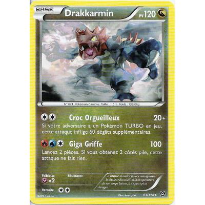 Carte Pokemon - XY11- Offensive vapeur - Drakkarmin - PV 120 - 83/114 - Rare - VF État correct reconditionné disponible sur Fnac