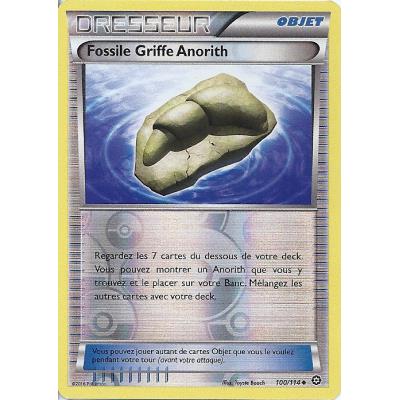 Carte Pokemon - XY11 - Offensive Vapeur - Fossile Griffe Anorith - Dresseur - 100/114 - Holo Reverse - VF État correct Asmodee reconditionné disponible sur Fnac