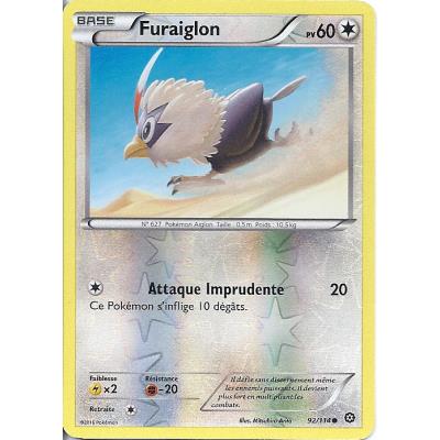 Carte Pokemon - XY11 - Offensive Vapeur - Furaiglon - PV 60 - 92/114 - Holo Reverse - VF État correct Asmodee reconditionné disponible sur Fnac